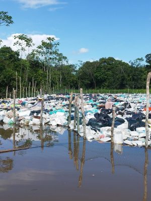 A Defensoria Pública do Amazonas (DPE-AM) solicitou da Prefeitura de Benjamin Constant a elaboração de um relatório sobre os impactos do lixão flutuante do vilarejo peruano de Islândia na população do município brasileiro. O defensor público Renan Nóbrega de Queiroz reuniu, nesta terça-feira (8), com o subsecretário municipal de Meio Ambiente, Weique Andrade de Almeida, e com o vereador Walker Pires da Cruz.